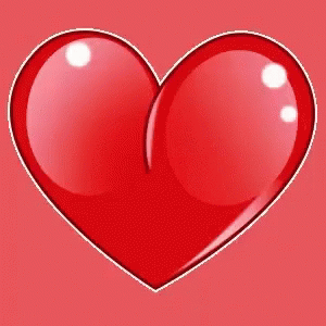 Gif animé coeur rouge